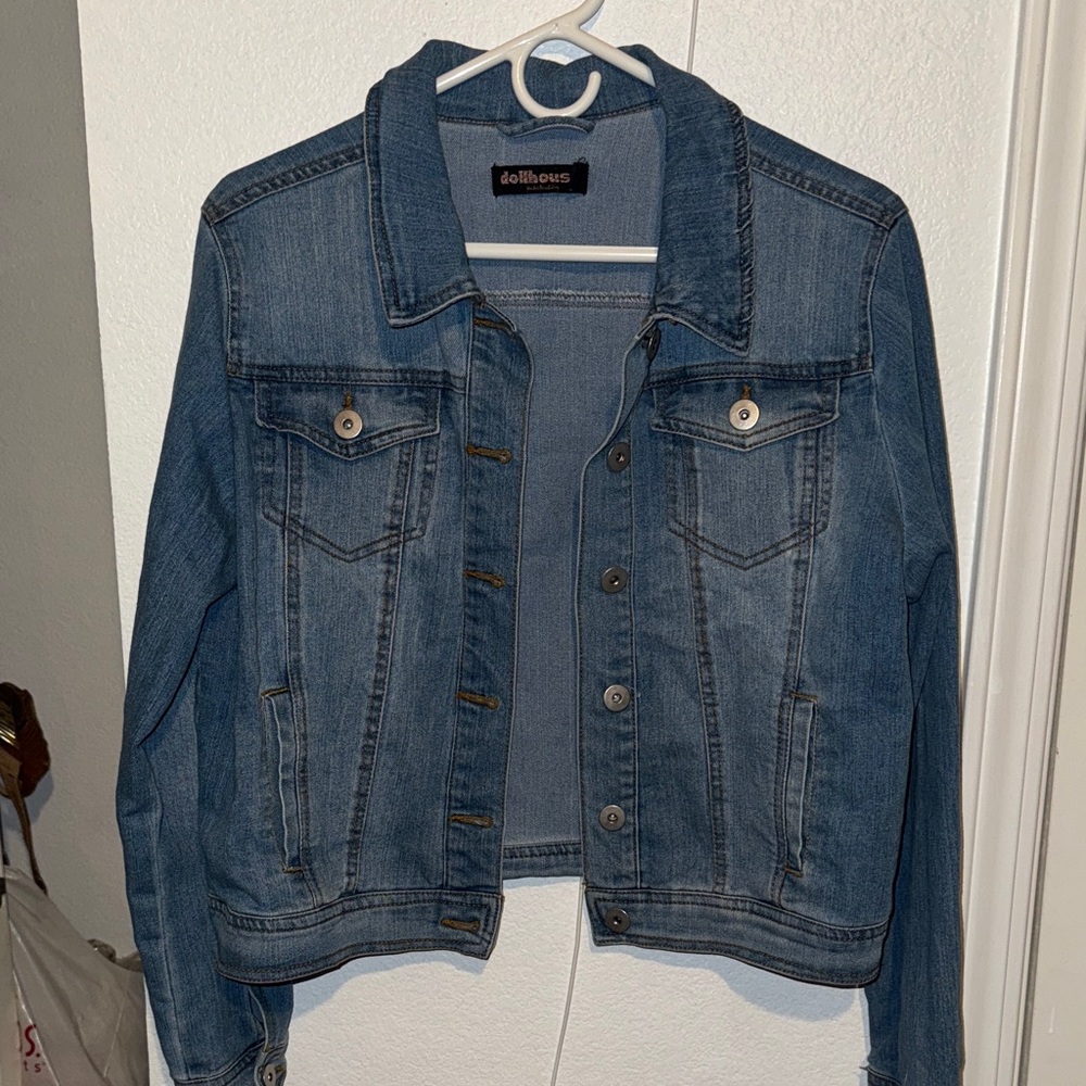 Dollhouse Medium Wash Denim Jacket